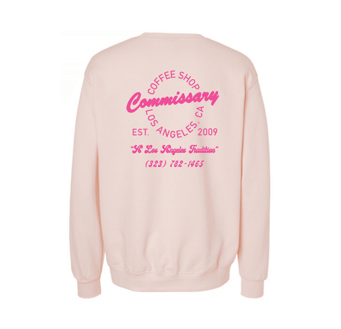 Commissary L.A. Traditions sweatshirt in Blush