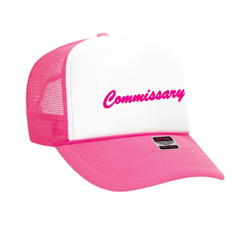 Pink and White Trucker Hat