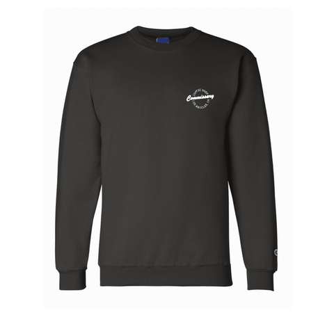 Black Sweatshirt front Commissary